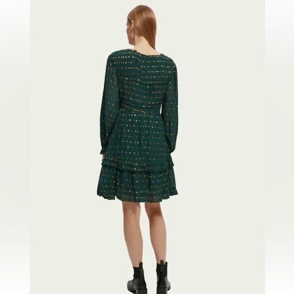 Scotch and Soda Dress Evermore Era Green M - Picture 3 of 11
